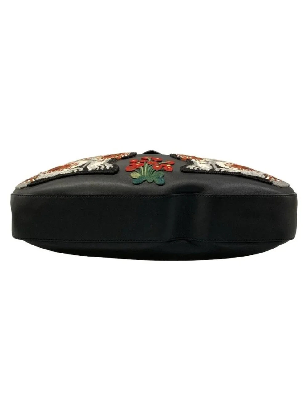 Gucci Handbag Dionysus Black Brown Multi Dog Leather - Picture 5 of 15